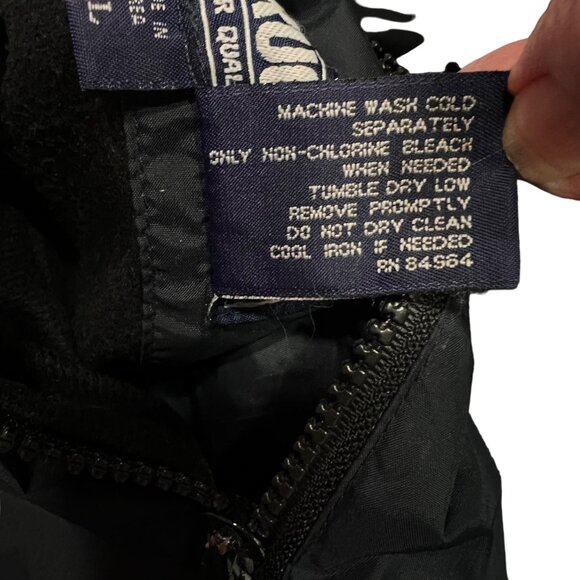 Structure Vintage Reversible Mens Fleece & Nylon Jacket Blue & Gray Size XL - Picture 11 of 16